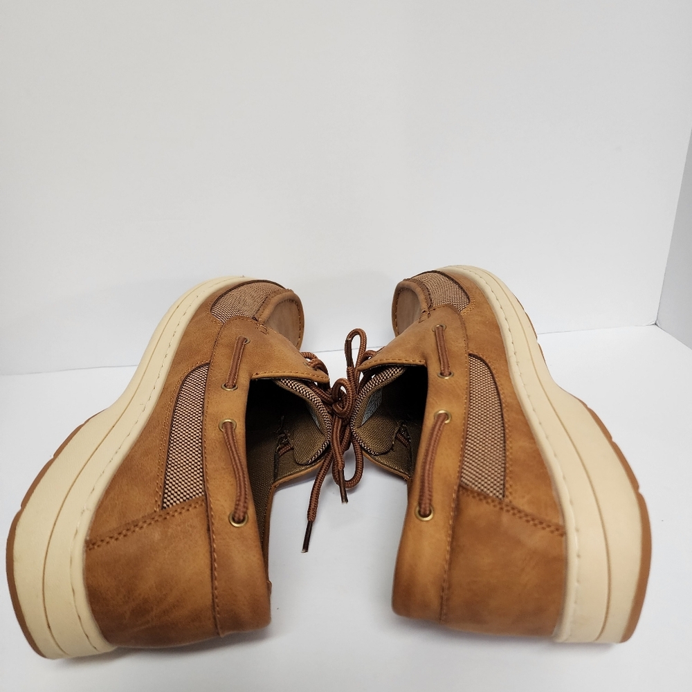 Vostey Men's Casual Boat Shoes in Brown Sz 10.5 - Picture 6 of 11